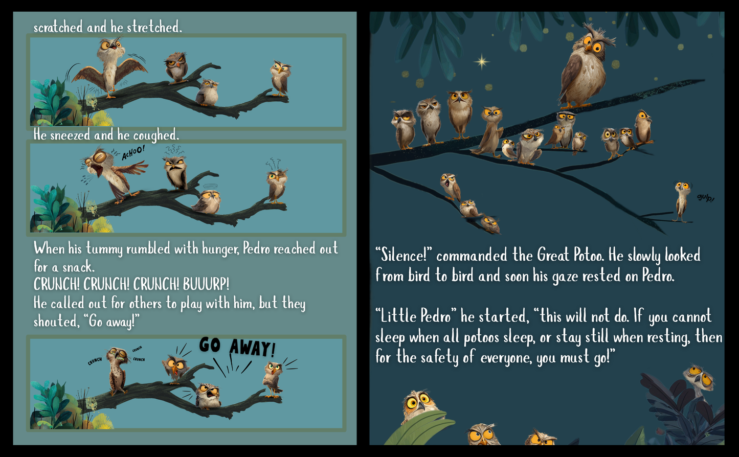 Pedro the Potoo Couldn't Stay Still - Signed Copy