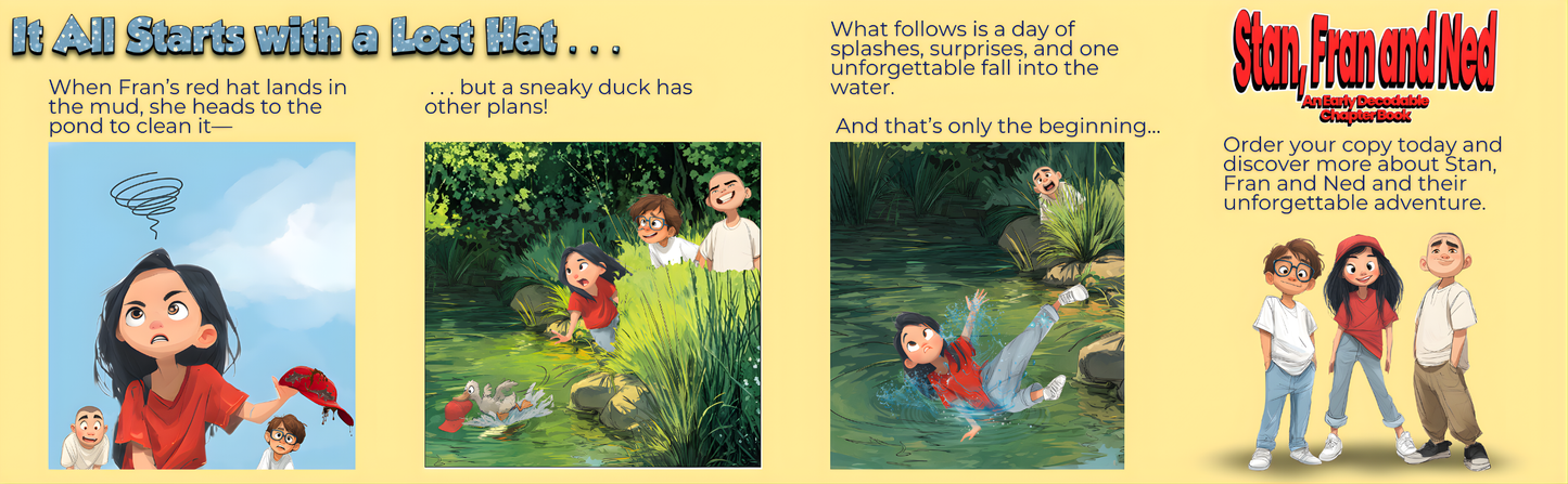 Stan, Fran and Ned: An Early Decodable Chapter Book