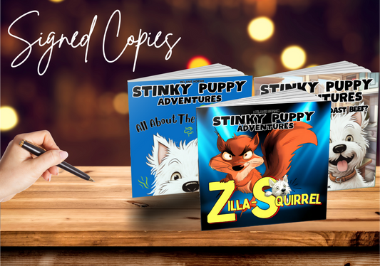 Stinky Puppy Adventures SIGNED COPIES Bundle (PAPERBACK)